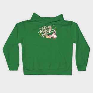 Oh Christmas Tree, Little Debbie Christmas Tradition Tree Cake Kids Hoodie